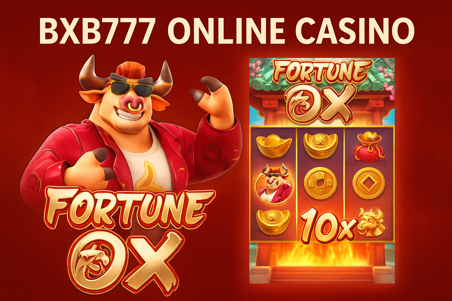 Fortune Ox no BXB777 - Aposte Agora e Reivindique Seus Ganhos