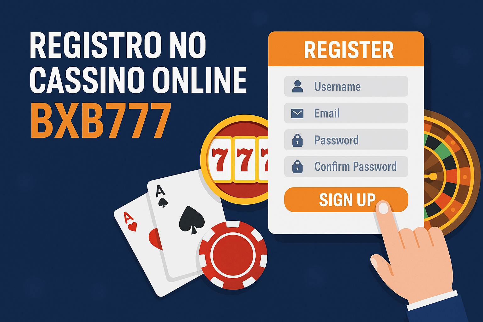 Não Perca tempo, o rRgistro na site BXB777